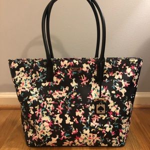 floral kate spade tote